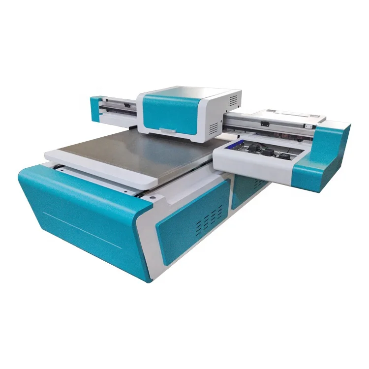 i1600 Printhead Chest Cards Digital UV Printer 6090 UV LED Varnish Printer Machine For Acrylic PVC Sheet Aluminium Name Plate
