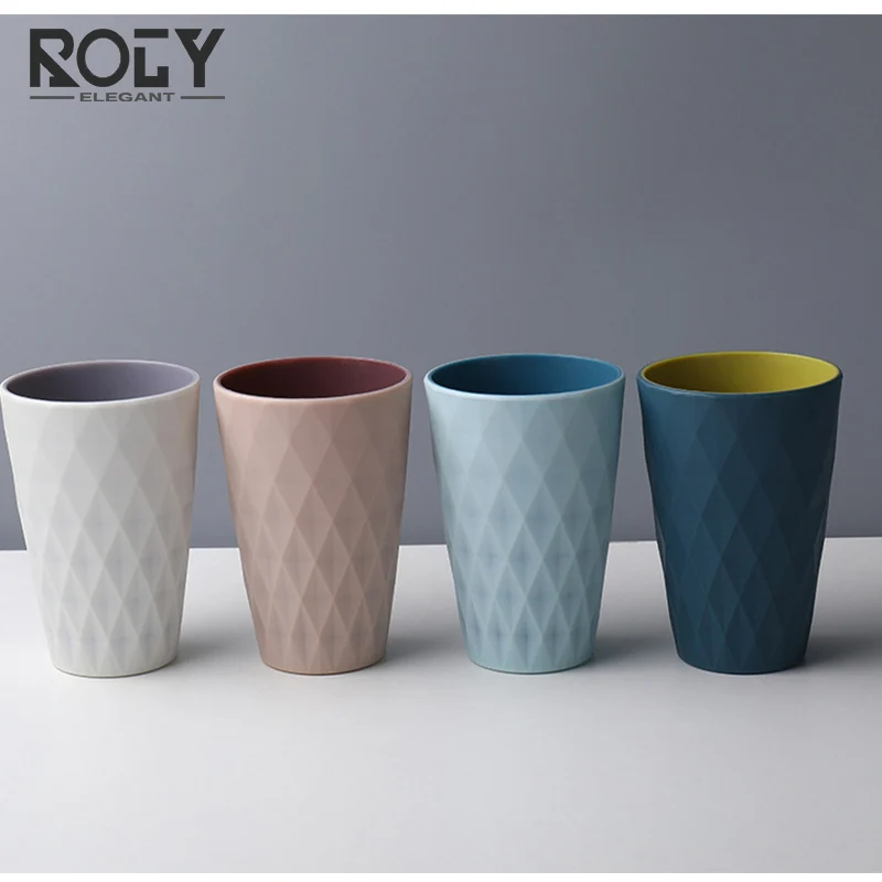 Многофункциональные пластиковые чашки для чистки зубов в ванной комнате