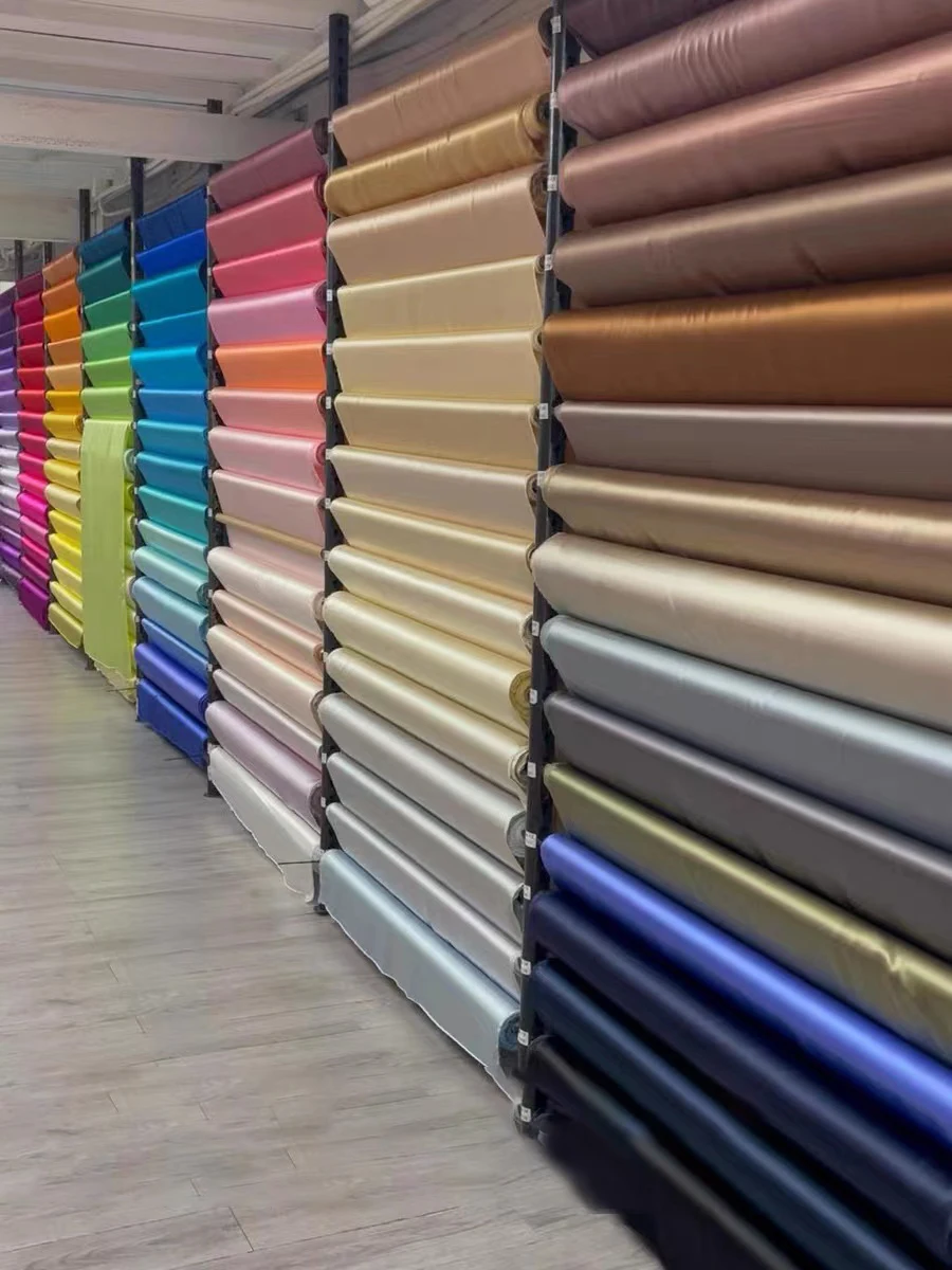 Non-toxic snow silk 100% pure mulberry silk fabric 16/19/22/25MM plain Charmeuse OEKO TEX 100