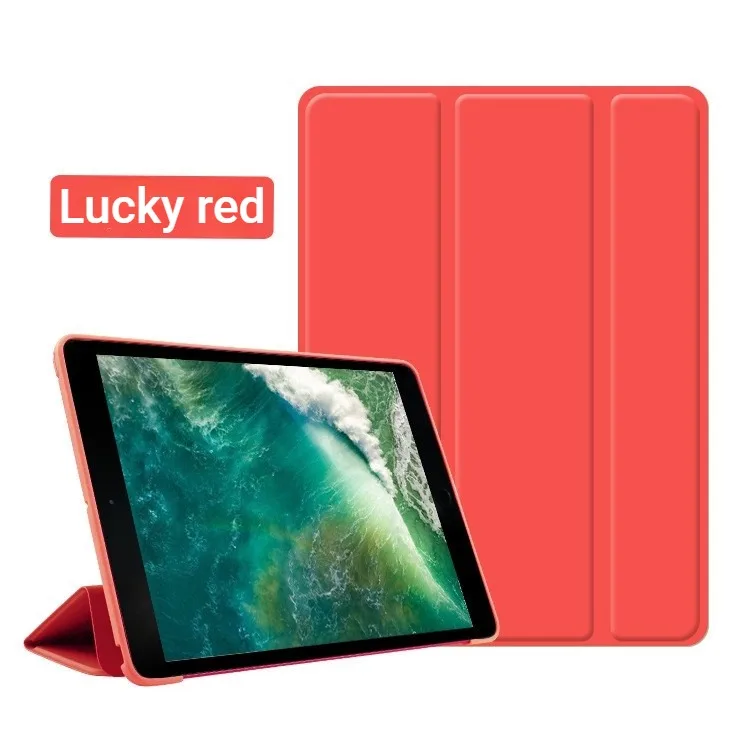 Smart Tablet Cover Case Tri Fold Soft TPU Back Cover Case for iPad Mini Pro/Air