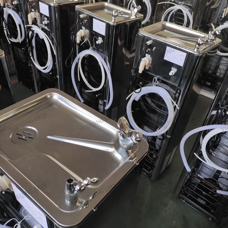 
Stainless steel school water dispenser with pedal 