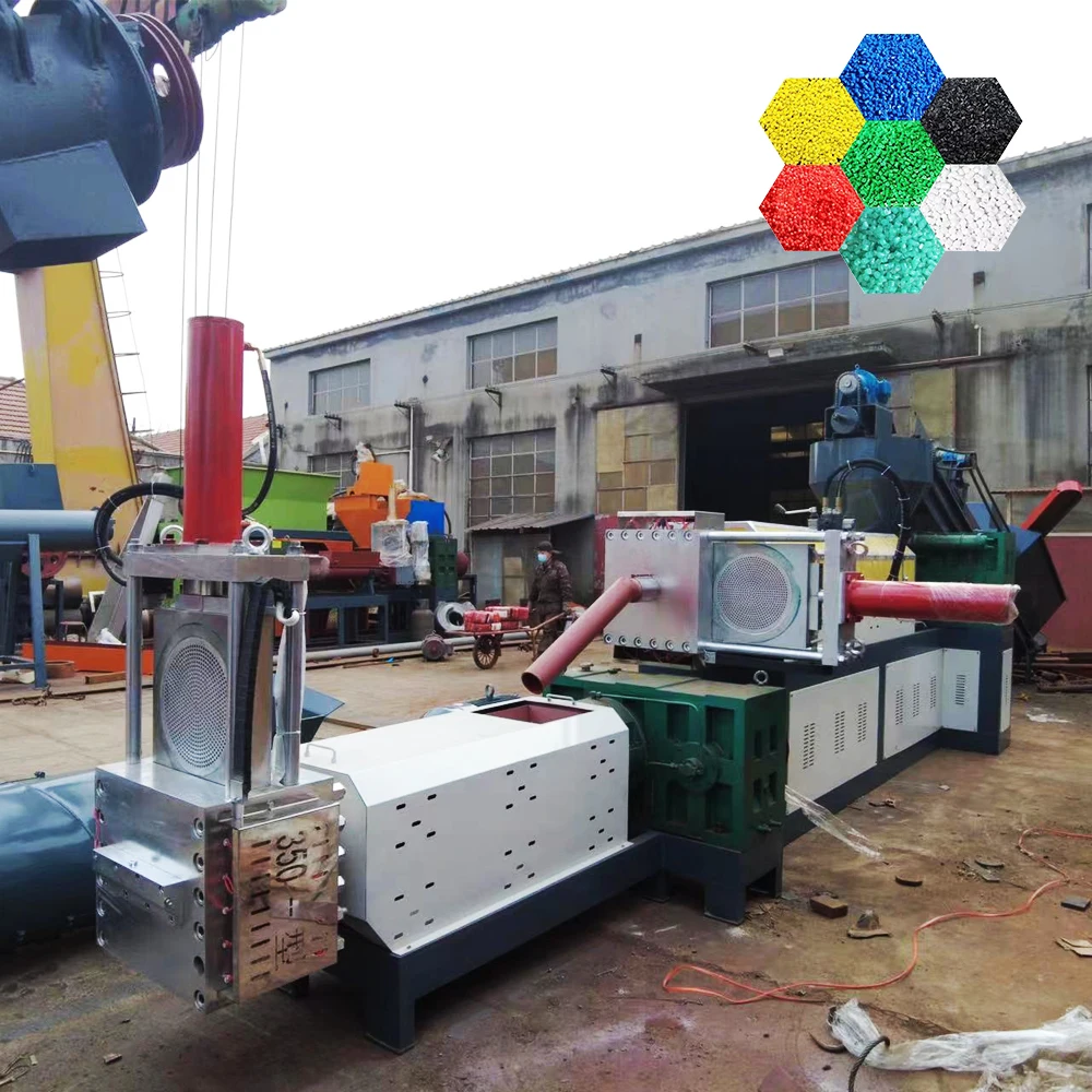 Top quality recycled plastic granules making machine price/cost of PP PE pelletizer