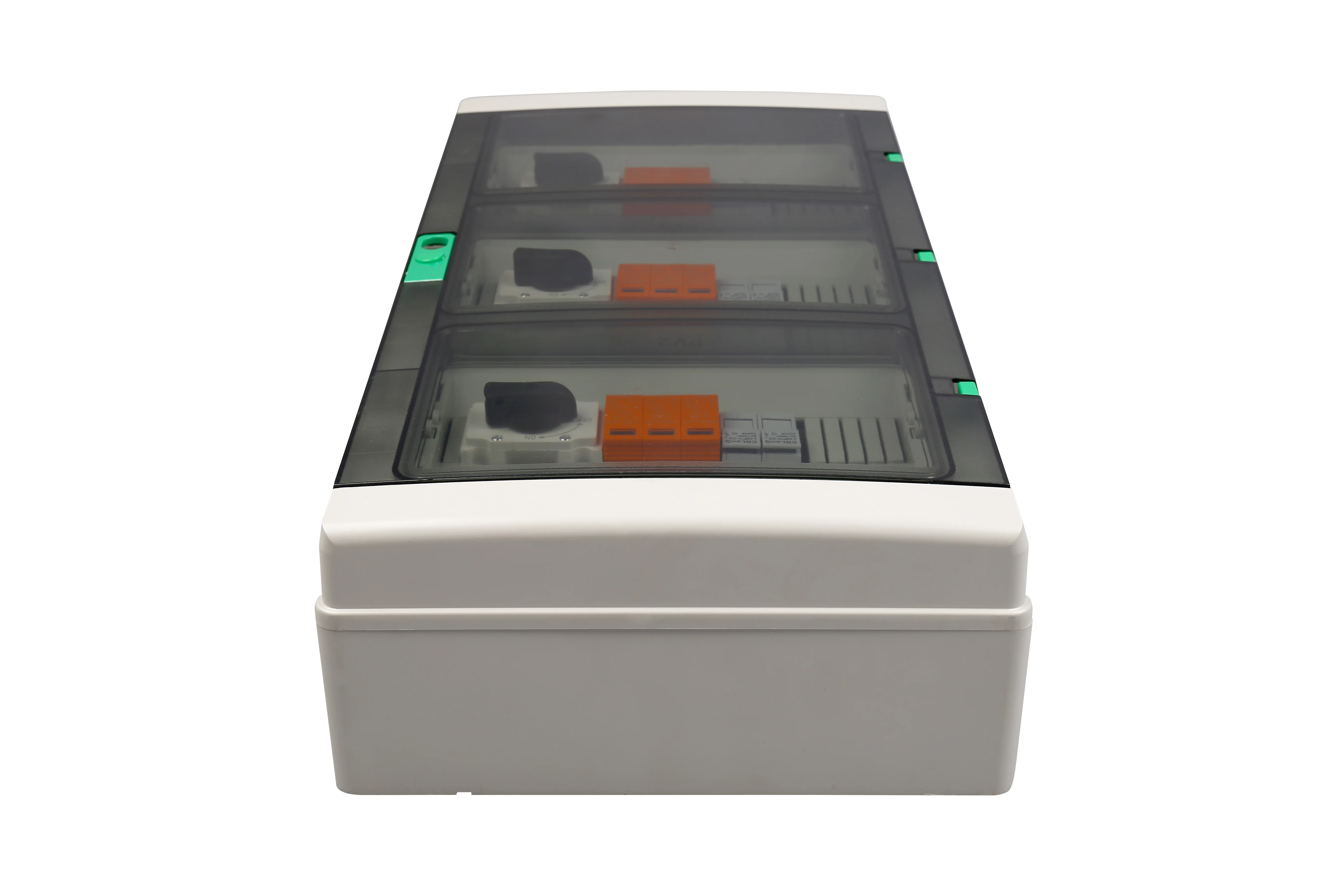 1000V Waterproof Plastic Solar PV AC + DC Combiner Box 3 Input 3 Output String Junction Box 3 Solar Cooker Solar Freezer Outputs