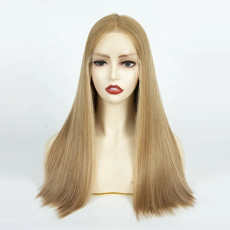 Hot Selling Products 2024 European Raw Virgin Hair Wigs Human Hair Lace Front 6A/6AT#24A Color Lace Front Wigs For White Women