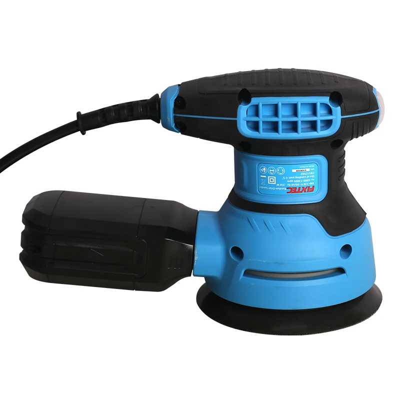 FIXTEC Powerful 5 Inch 350W Handheld Electric Random Orbital Sander Wood Sander With Sanding Paper Powertools