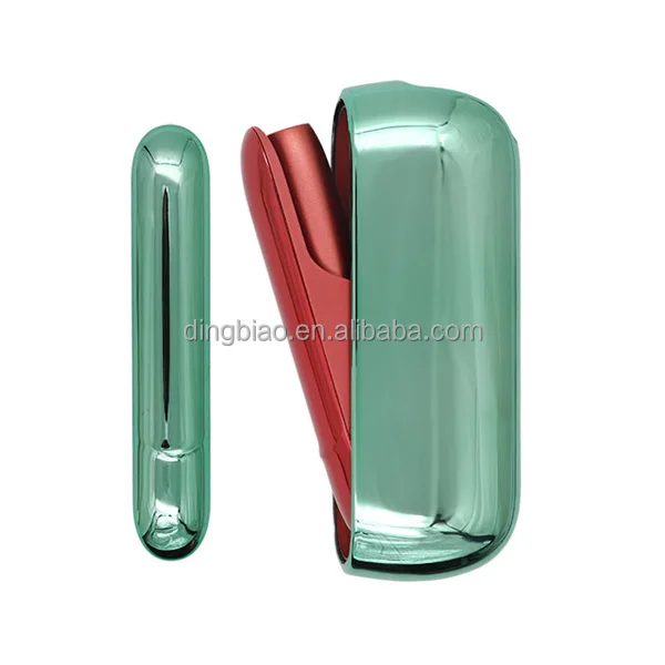 Fashion Smooth electroplate PC Case with Side Cover for IQOS 3.0 Duo Carrying Case