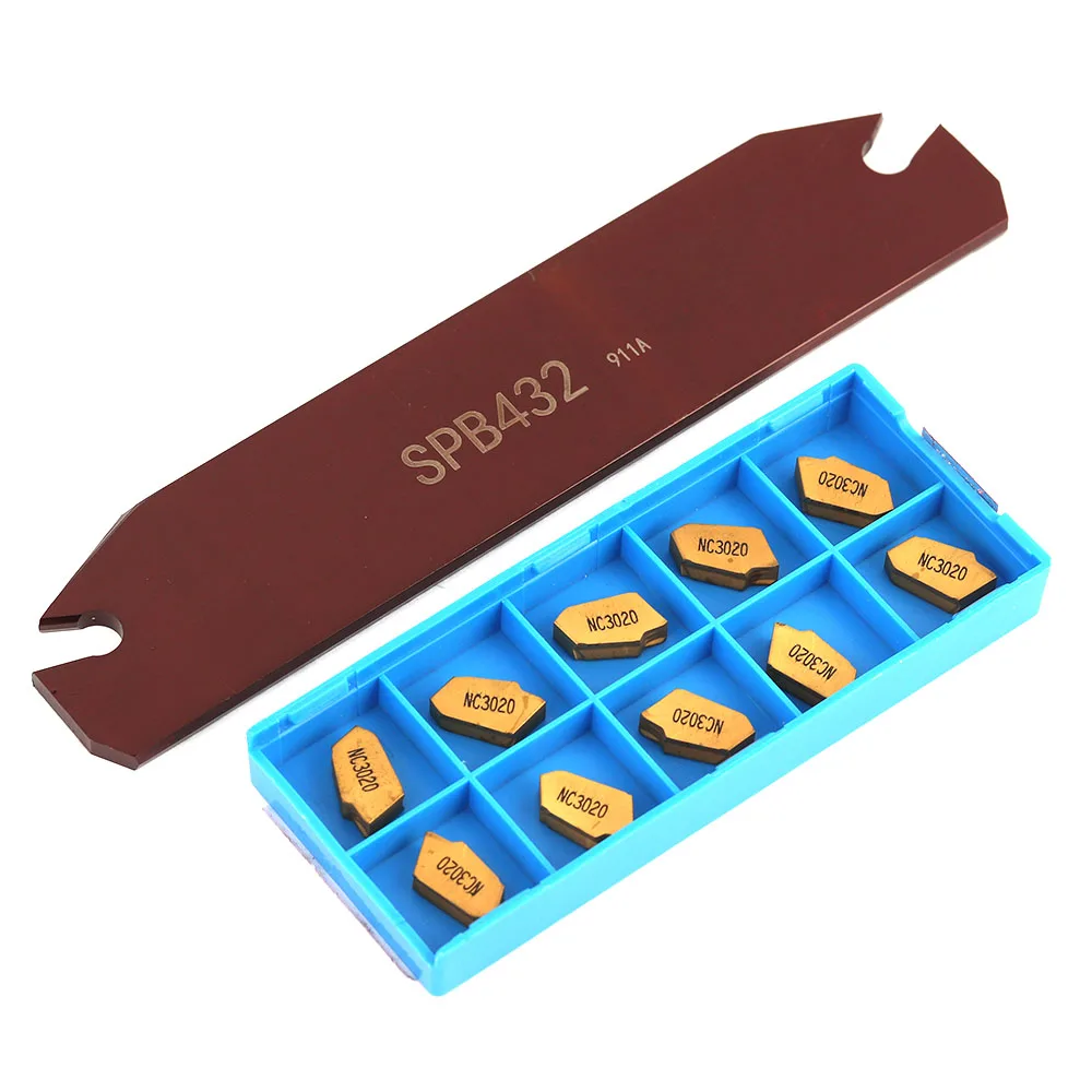 SPB26 SPB32-2/3/4/5/6 indexable insert lathe tool for slitting tools for SP200 SP300 SP400 PC9030 / NC3020 / 3030 turning tools