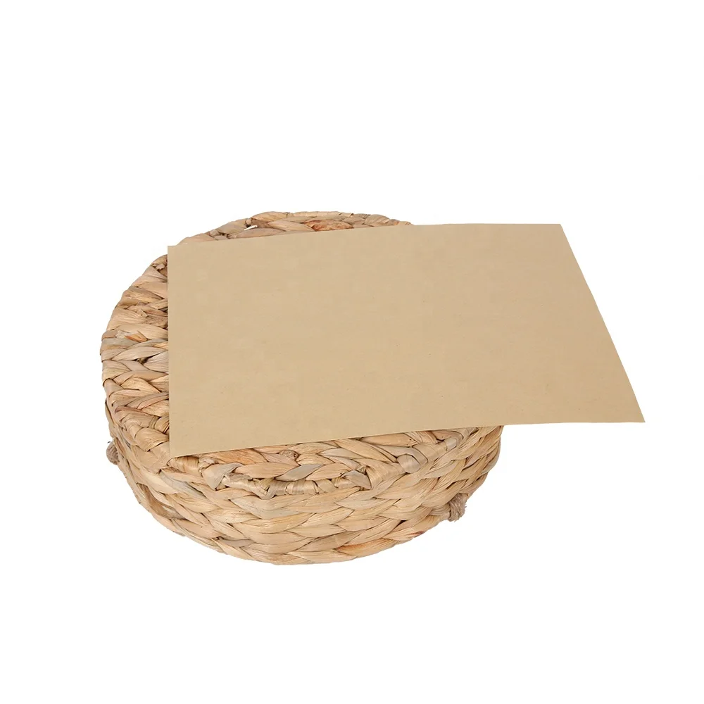 Kingwillow Environmental Protection Hand-Woven Lavender Water Hyacinth Fruit Tea Dessert Bread Natural Picnic Storage Basket