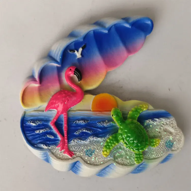 shape of spoon  boat anchor  gecko lighthouse custom handmade decoration resin fridge magnet