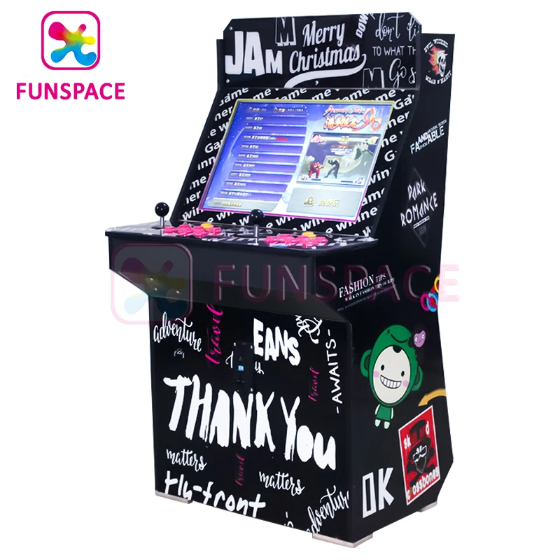 Funspace Cocktail Arcade Game Machine 4S Video Game Bartop Arcade Cocktail Table Game Machine