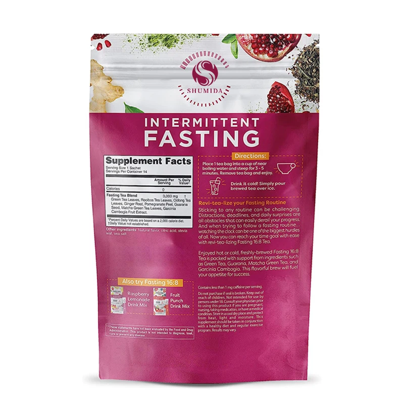 Custom logo Chinese weight loss tea keto matcha green tea bag individual tea bags for adult