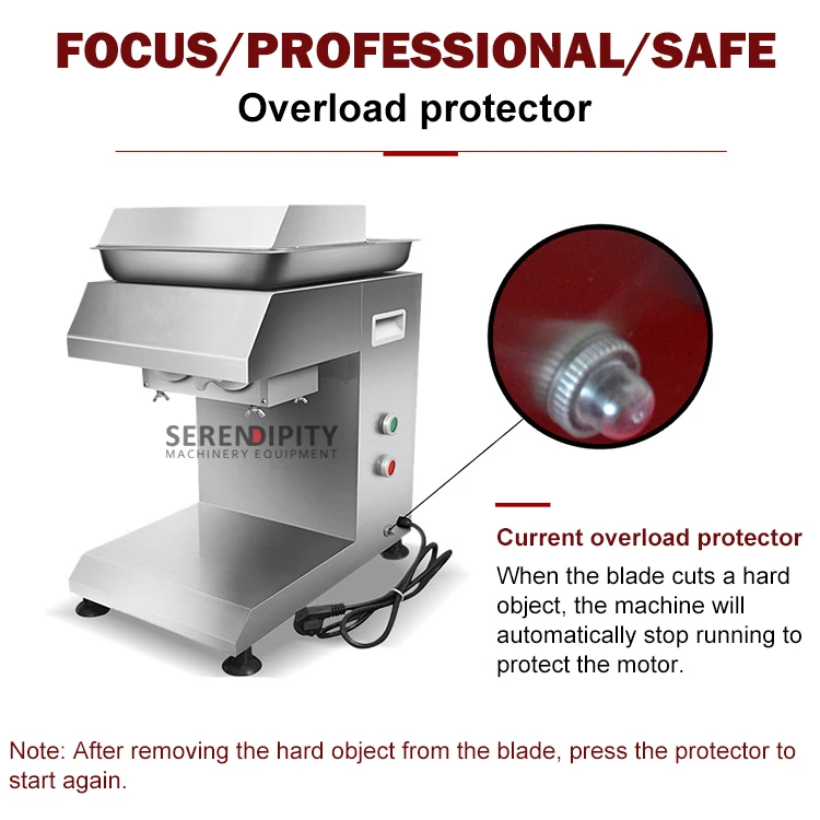 table top meat cutter slicer automatic chicken breast meat slicer