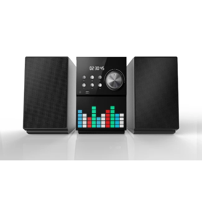 Уникальный дизайн 2,0 домашнего кинотеатра мини Hi-Fi микро-система с FM/USB/MP3/SD/дистанционное управление/функция эквалайзера