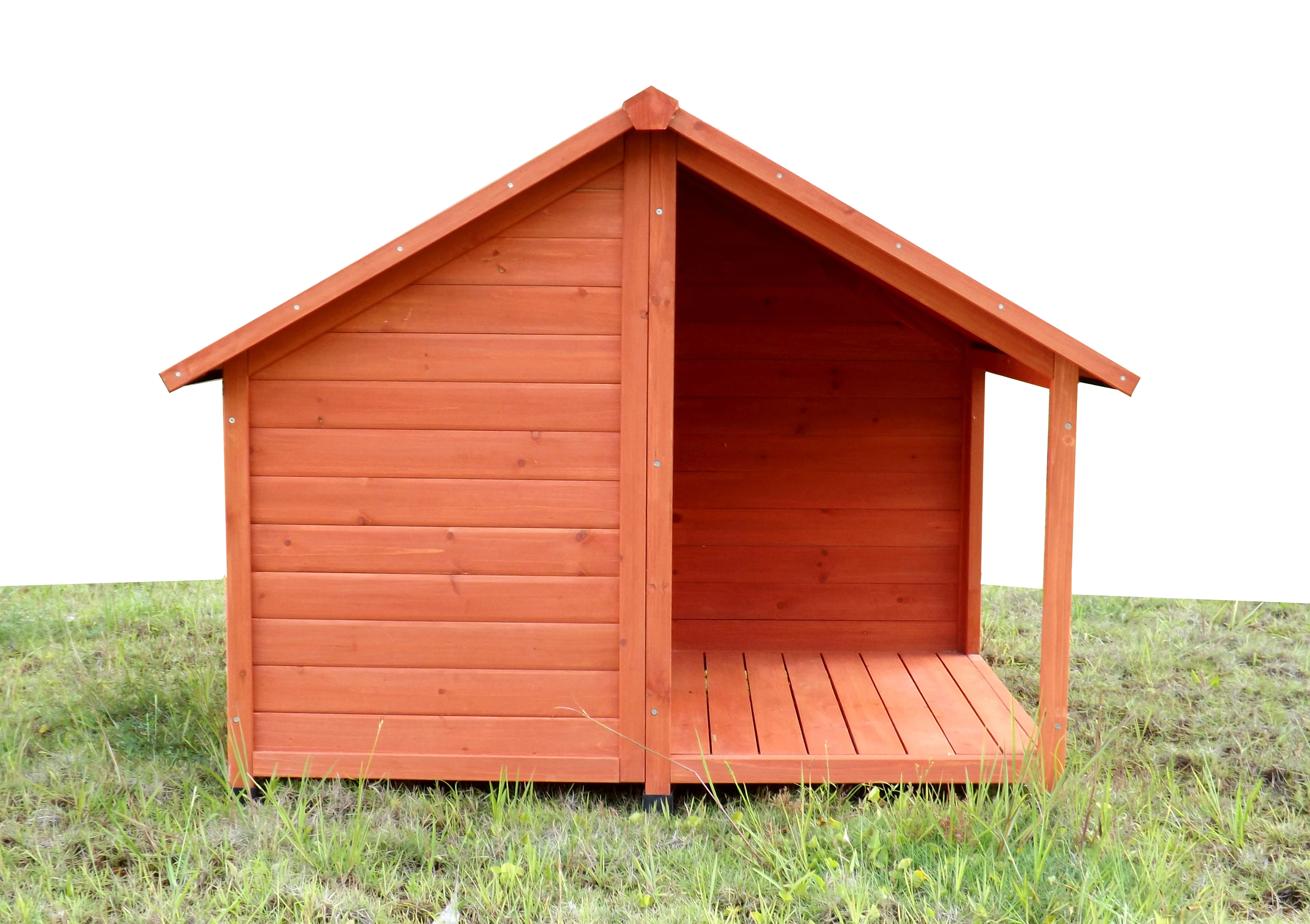 Factory Outdoor OEM brand Easy Assemble weatherproof shelter Wooden Dog Kennel With Opening Roof