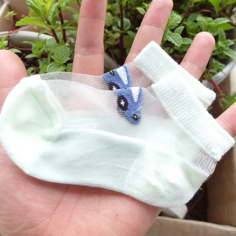 Summer Baby Breathable Thin Popular 5 Pcs/Set Cute Cartoon Kids Newborn Socks