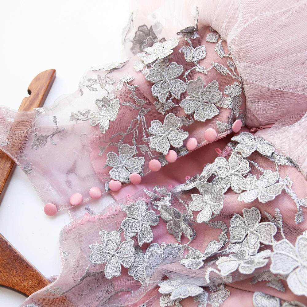 Boutique Wholesale Kids Evening Gown Girls Dress Wedding Party Long Gowns Baby Purple Dressing Tulle Princess Dresses