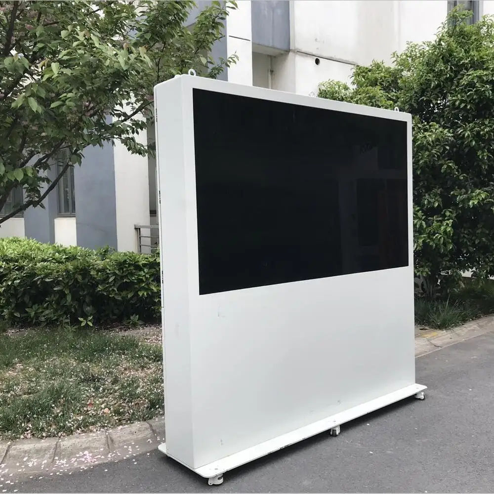 
Large panel outdoor LCD bus digital signage video wall with air conditioner and high brightness display more than 5000 nits 