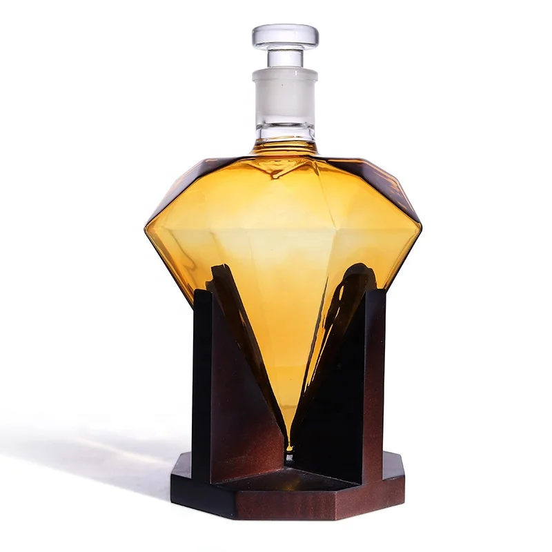 Diamond Shaped Whiskey Decanter