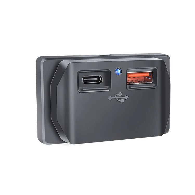 DC 12V 24V 48W автобус двойной быстрой зарядки USB C PD 30W QC 3 0 18W разъем автомобильного зарядного устройства