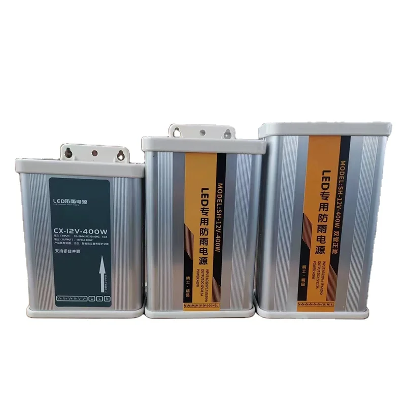 Rainproof 400W Adaptor Switching Dc 12V Smps Powersupply 12 Volt Ac Light Switch Supply Acdc Module Led Power Supply