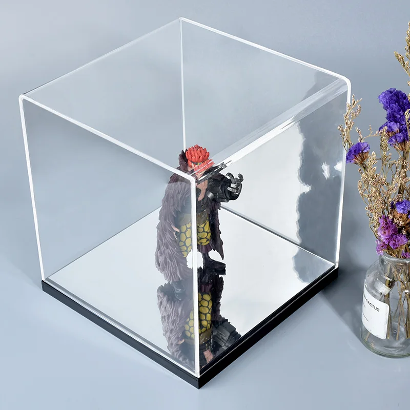 Custom clear Acrylic Display Case for Transparent Handmade Gundam Model Car