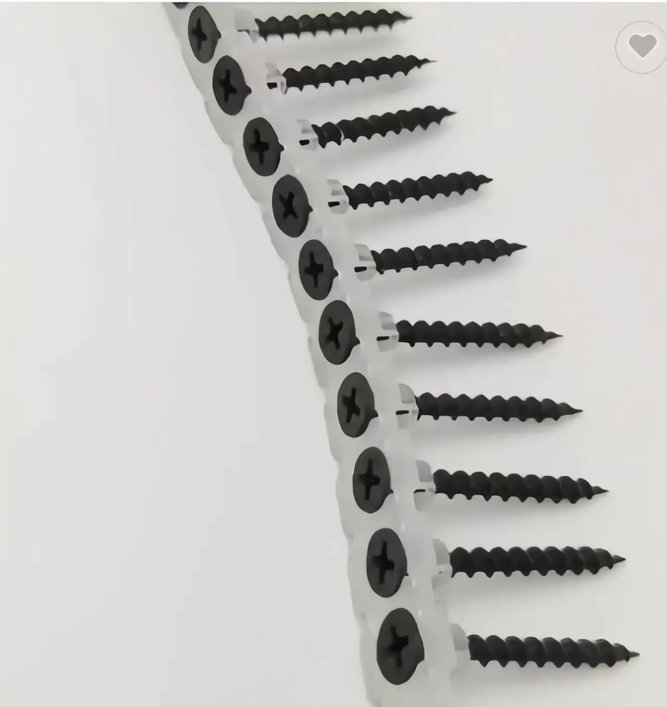 Drywall plastic strip nails 3.0x35mm zinc plated or Ruspert collated strip screws for drywall board