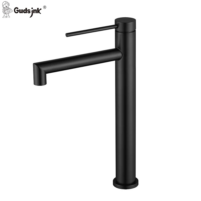 Gudsink Competitive Price Stainless Steel Taps Single Handle Basin Faucet Tap Basin Mixer