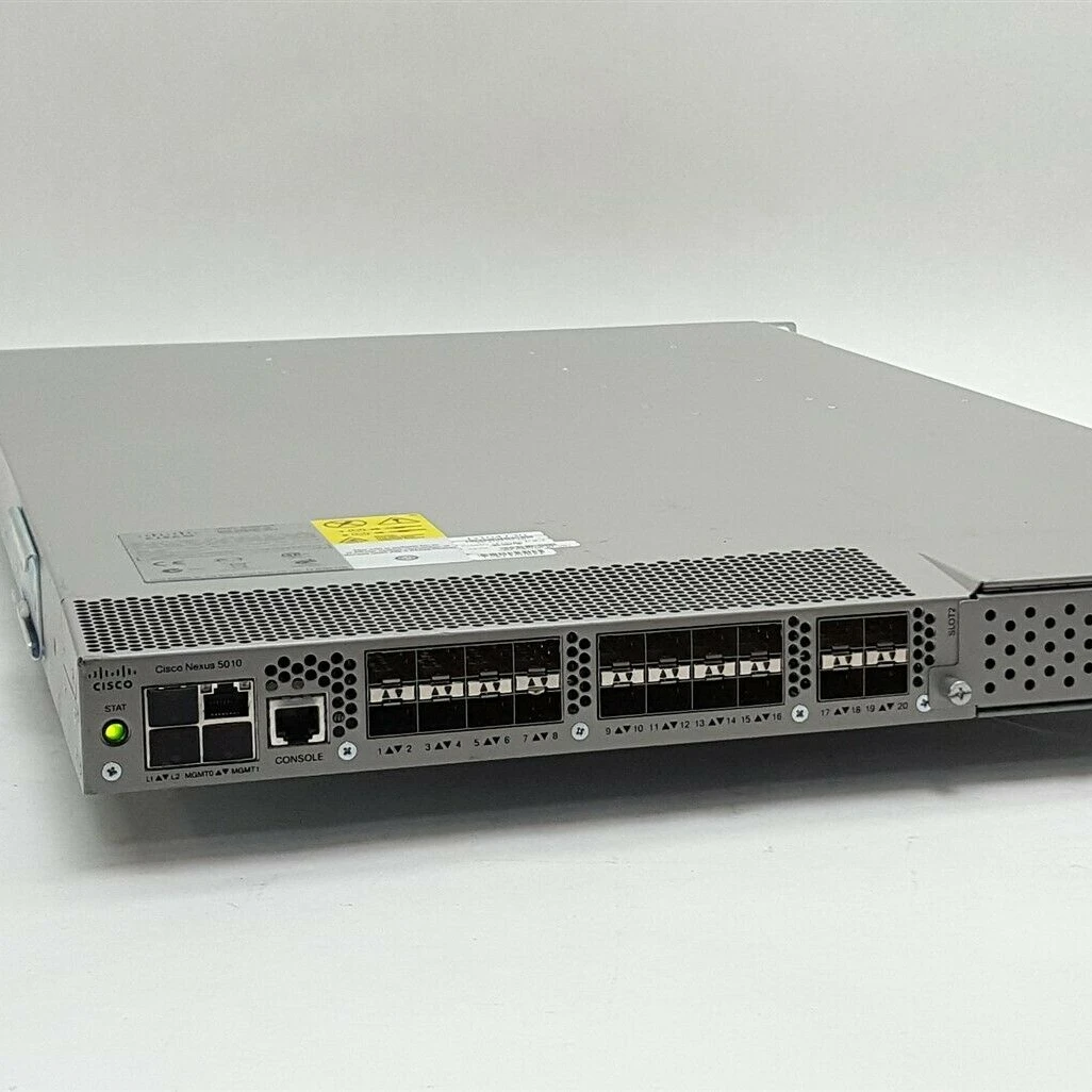 Nexus 5010 N5K-C5010P-BF 20-Port SFP+ Gigabit Managed Switch 2*PSU