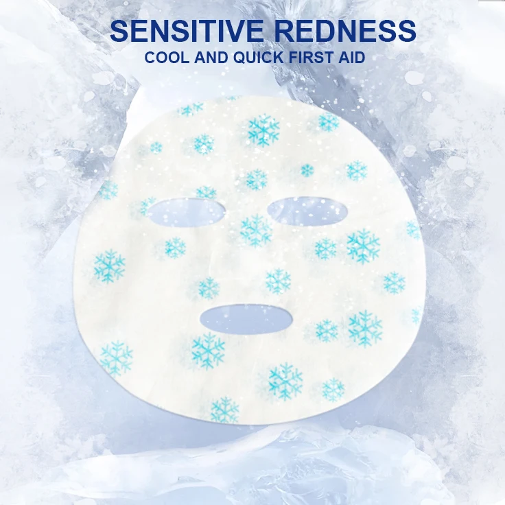 Special process nonwoven sheet new design fabric face masks eco-friendly dry face mask paper sheet rolanjona facial mask