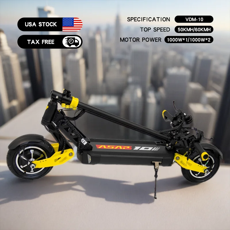 Eu Stock High Speed Two Wheel Self Balancing Foldable 2000W Electric Scooter Vdm10