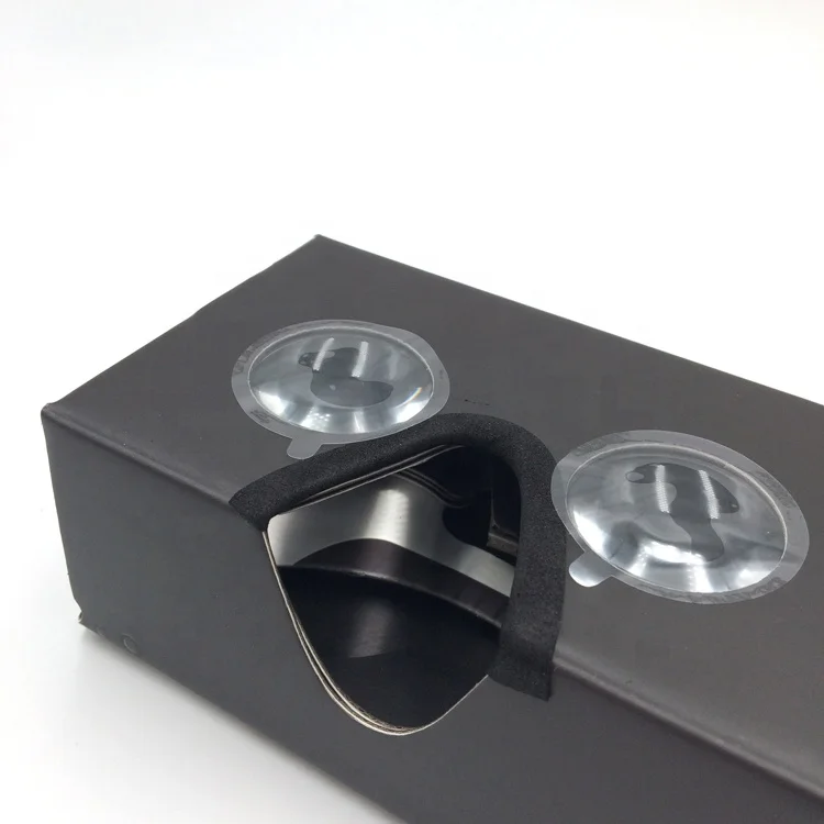 High quality Branded Google Cardboard Virtual Reality 3D Viewer With Nose Padding