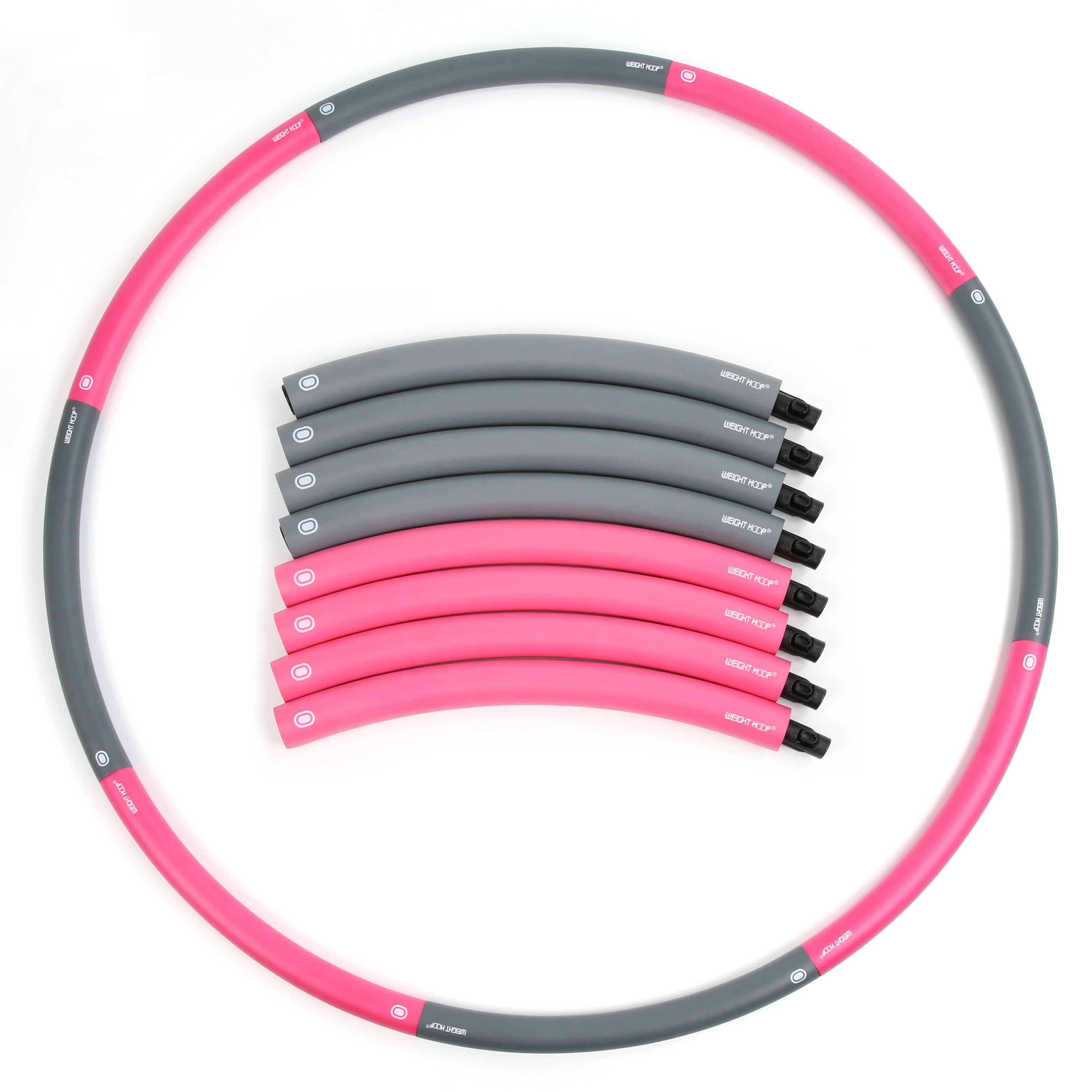 Wholesale eco foam fitness equipment hoola hoop for adults weight loss weighted hoola hoop reifen ring for kids easy to carry
