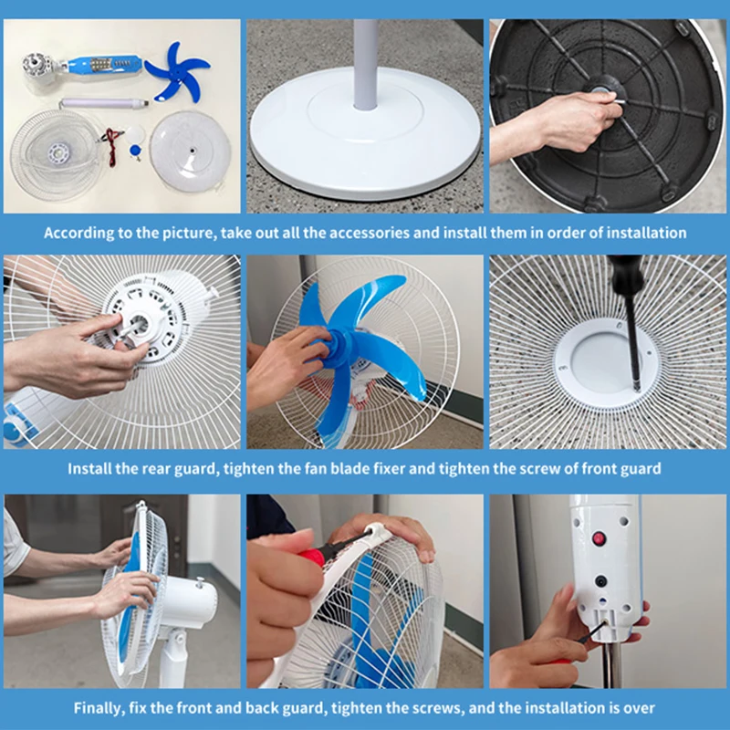 Wholesaler Floor Stand Fan  dc pedestal fan with round base home appaliance electric fan stand