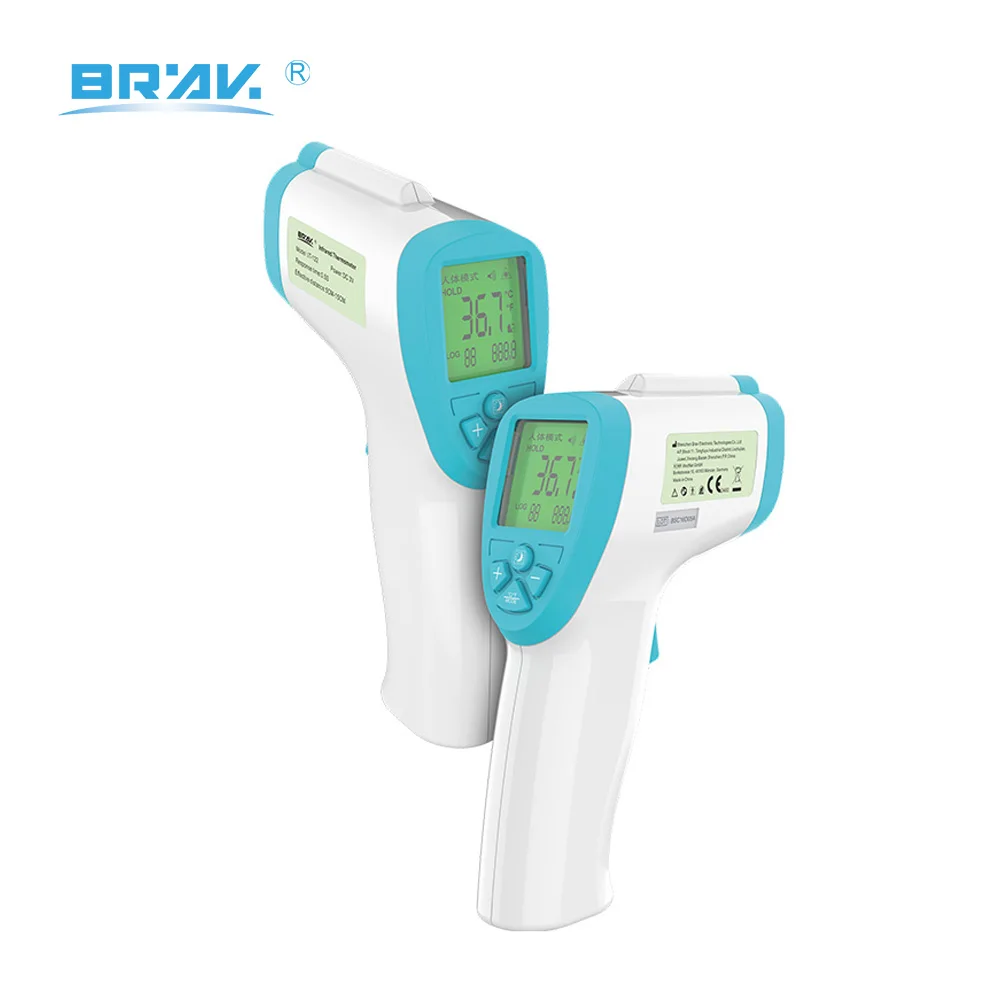 Factory OEM electronic digital  scanner with high frequency forehead thermometer  gun