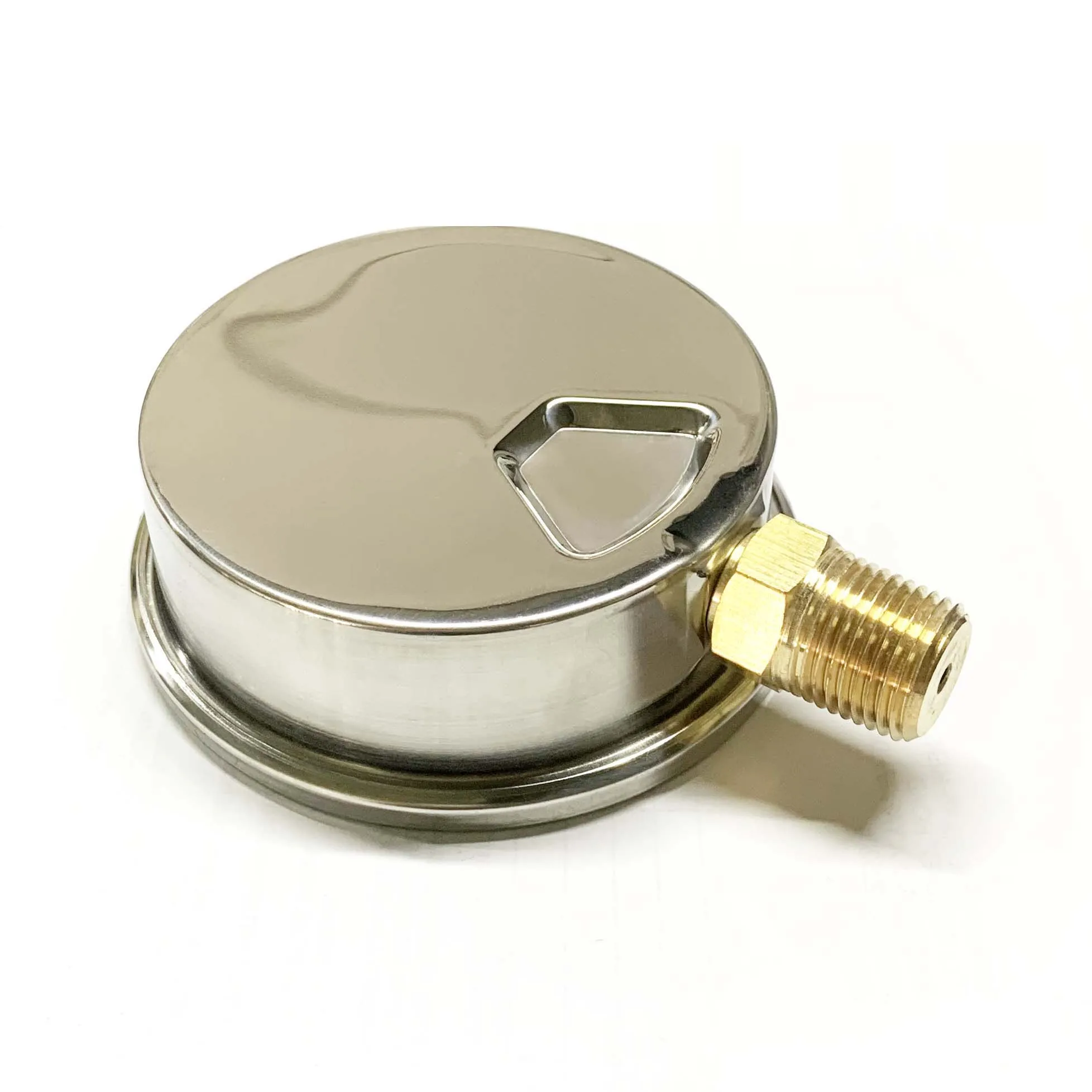 Y100 1/2NPT 10bar/140psi Safe Glass Stainlrss Steel Gauge Lquide Filled Manometer Vibration Proof Pressure Gauge Glycerin Filled