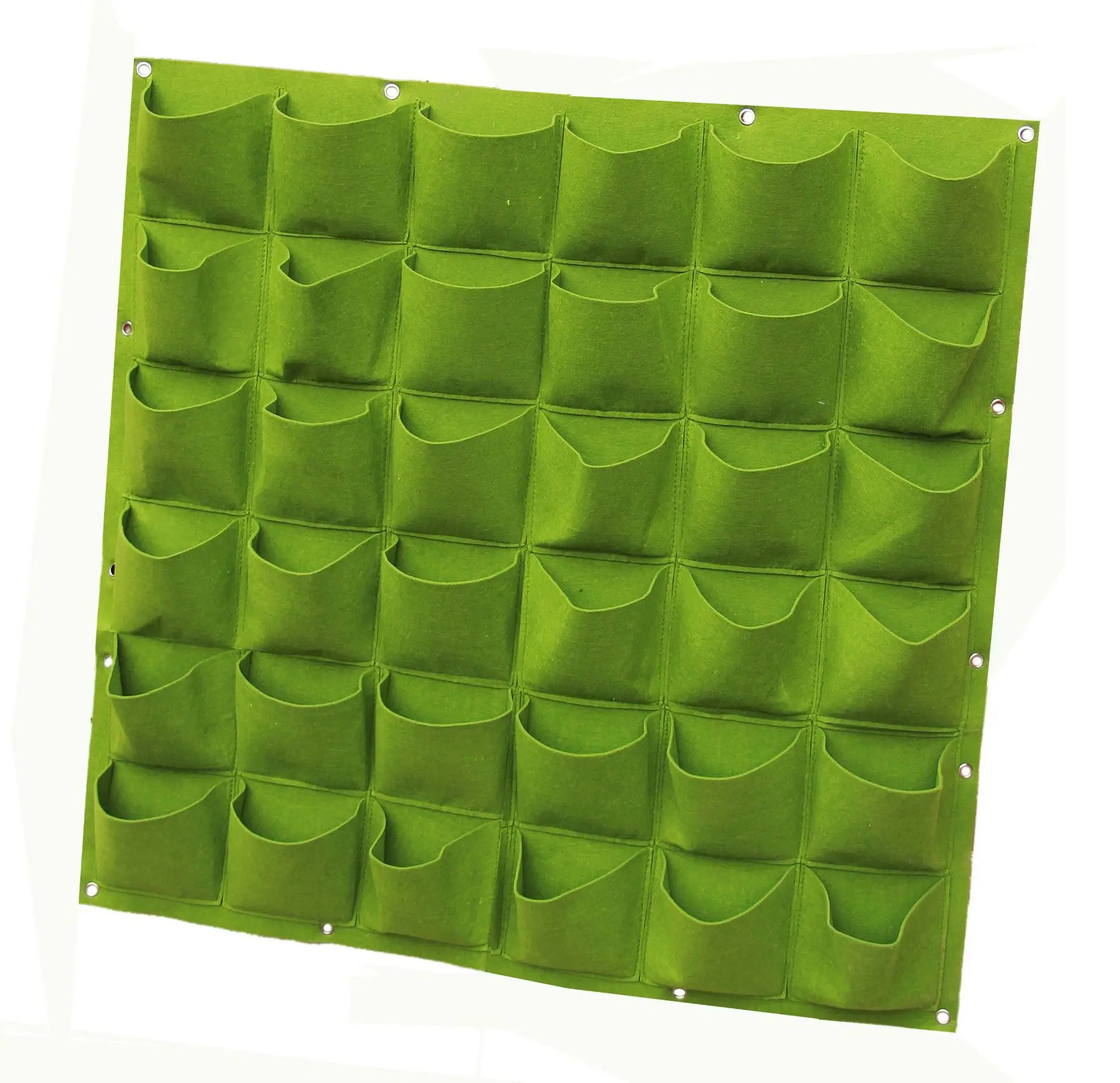 Wall mounted felt planting bag Cross border gardening project green planting bag non-woven seedling flower and plant bag