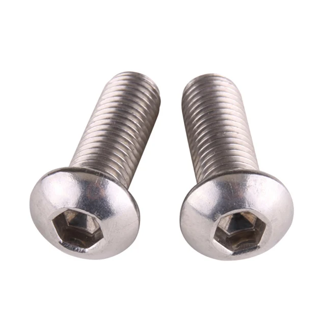 M3x6mm Titanium Alloy Button Head Torx Screws Bolts Head Bolts Screws