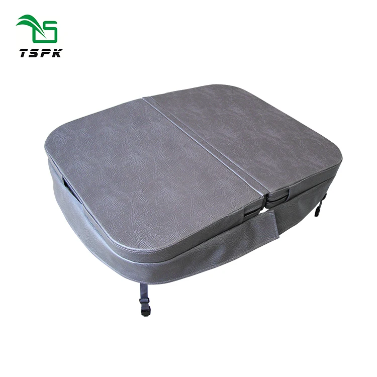 Popular Europe outdoor swim spa tub cover with good quality fiberglass hot tub covers