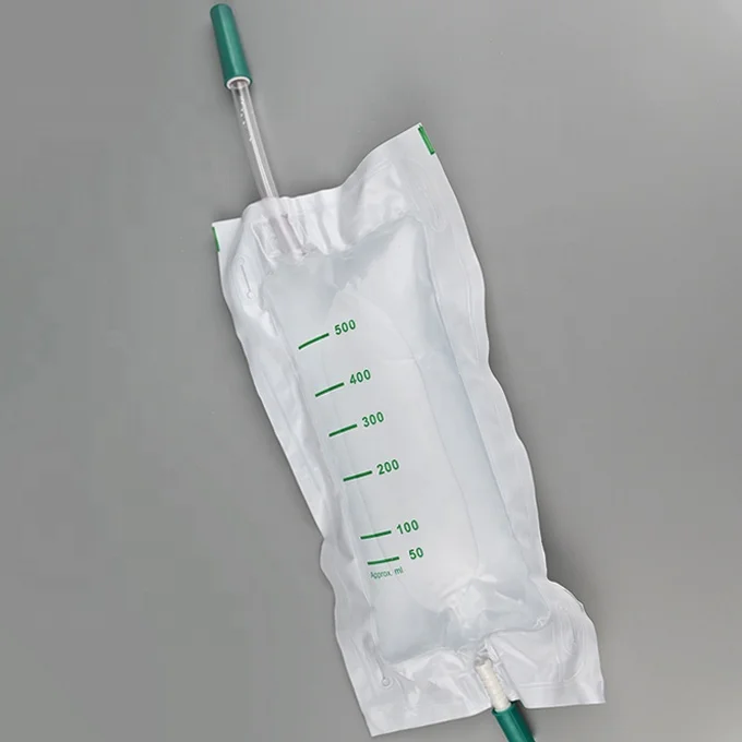 Best quality leg pouch bag Disposable urine collection bag Medical urine leg bag 500mL