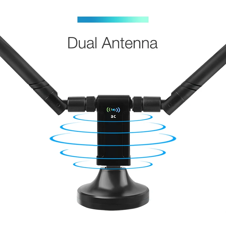  AC1900 двухдиапазонный 5dBi USB 3 0 1900 Мбит/с беспроводной usb адаптер wifi