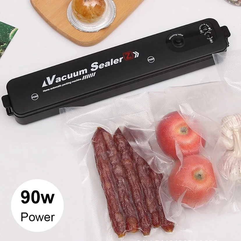 Portable Vacuum Sealing Machine with 10 Fresh-Keeping Bags Automatic Food Packaging Machine Household Food Savers Household