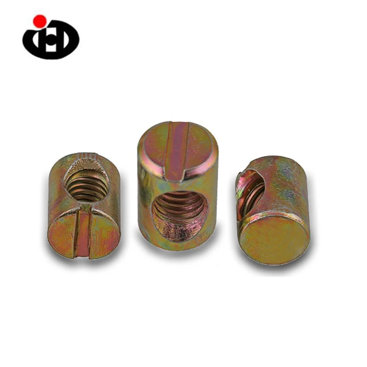 Jinghong  High Precision Carbon Steel  Slot Hole Barrel Nut M6