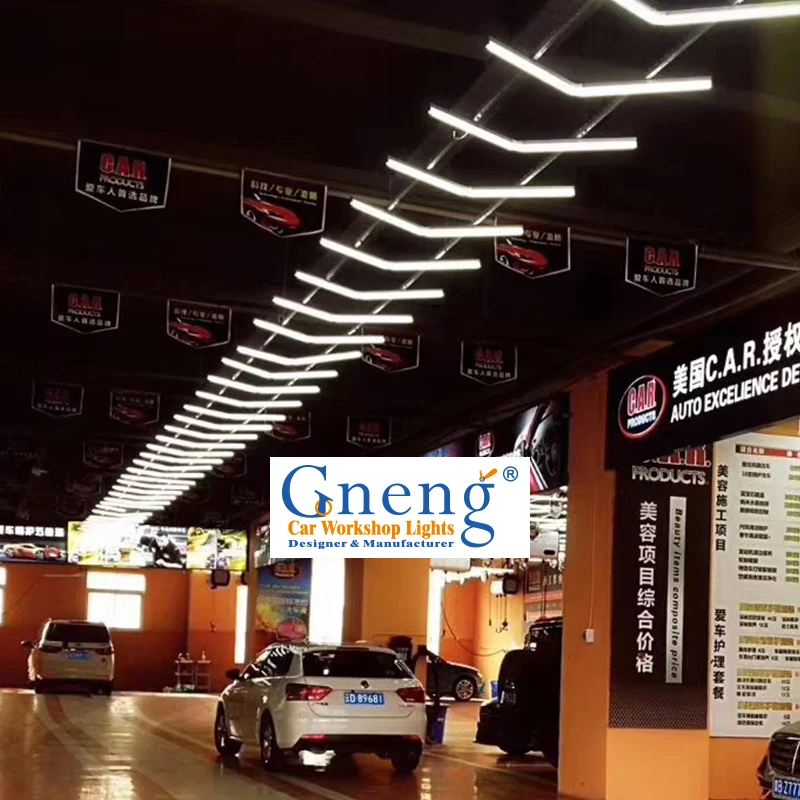 Автомойка со светодиодной линейной