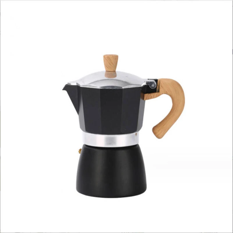 3/6 чашка эспрессо латте кофе Мока чайник алюминиевая Cafetera Эспрессо кофеварка