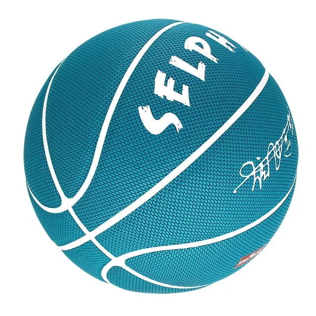 full grain advanced Composite Leather Size 7 adult size 6 girl green blue size 5 leather Basketball ball