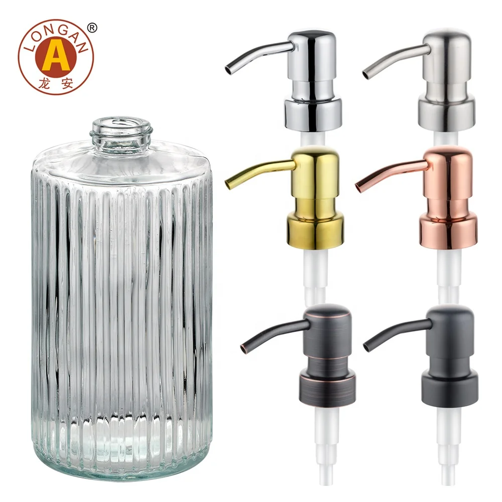 OEM Accept High Quality Hand Washing Soap Dispenser Pump 28/400 Lotion Pump 24/410 28/410 Gold With Golden For Plastic Bottle