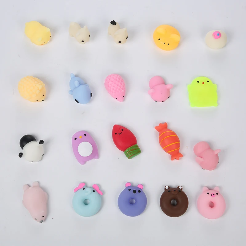 Kawaii mini cute soft fidget sensory mochi squishy toys for Kids