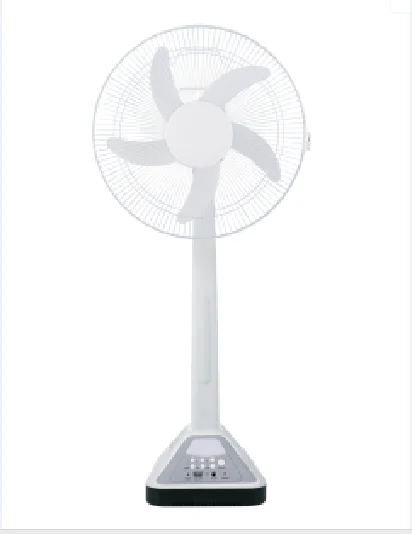 Teyoza Ventilateur Solaire 18 ' Stand Oscillating Rechargeable Ac/dc Fan with Remote