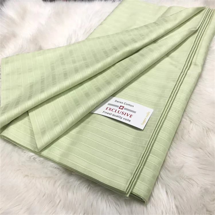 Waterproof Clothes Nigerian Fabric 100% Cotton Swiss Voile Fabric African Atiku Fabric For Men