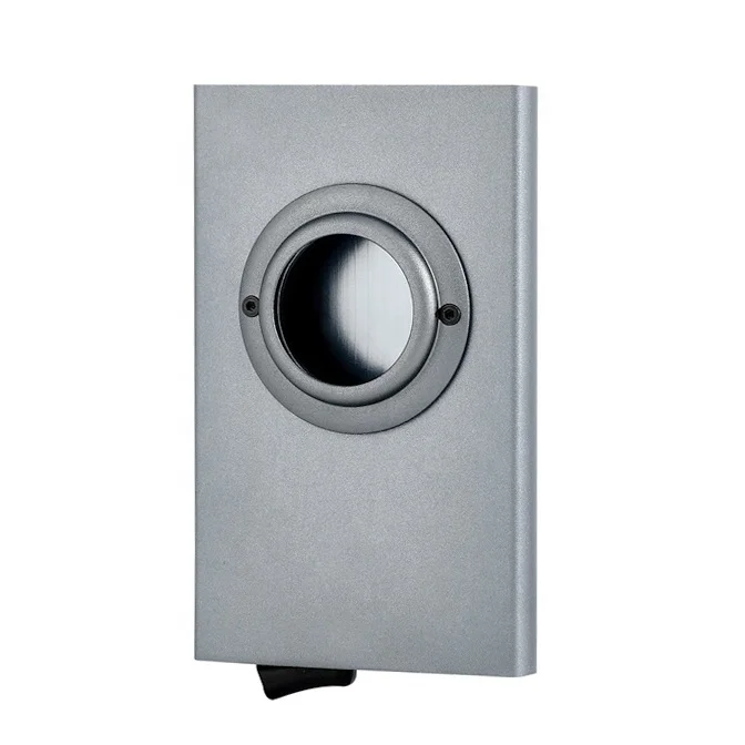 Factory From Stock Wallet with AirTg Holder Pop Up Wallet RFID Blocking Slim Metal Bank Credit Card Case Holds 5 Cards